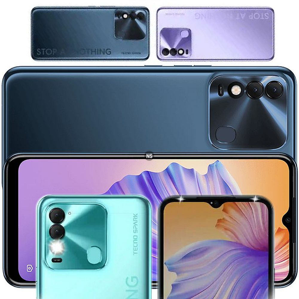 Tecno Spark 8 STOP AT NOTHING Smartphone - Specs: 5000mAh Battery, 8Core Processor, Android 11, 64GB ROM, 4GB RAM, 6.5Inch Screen, 16MP AI Cams, Peek Proof..