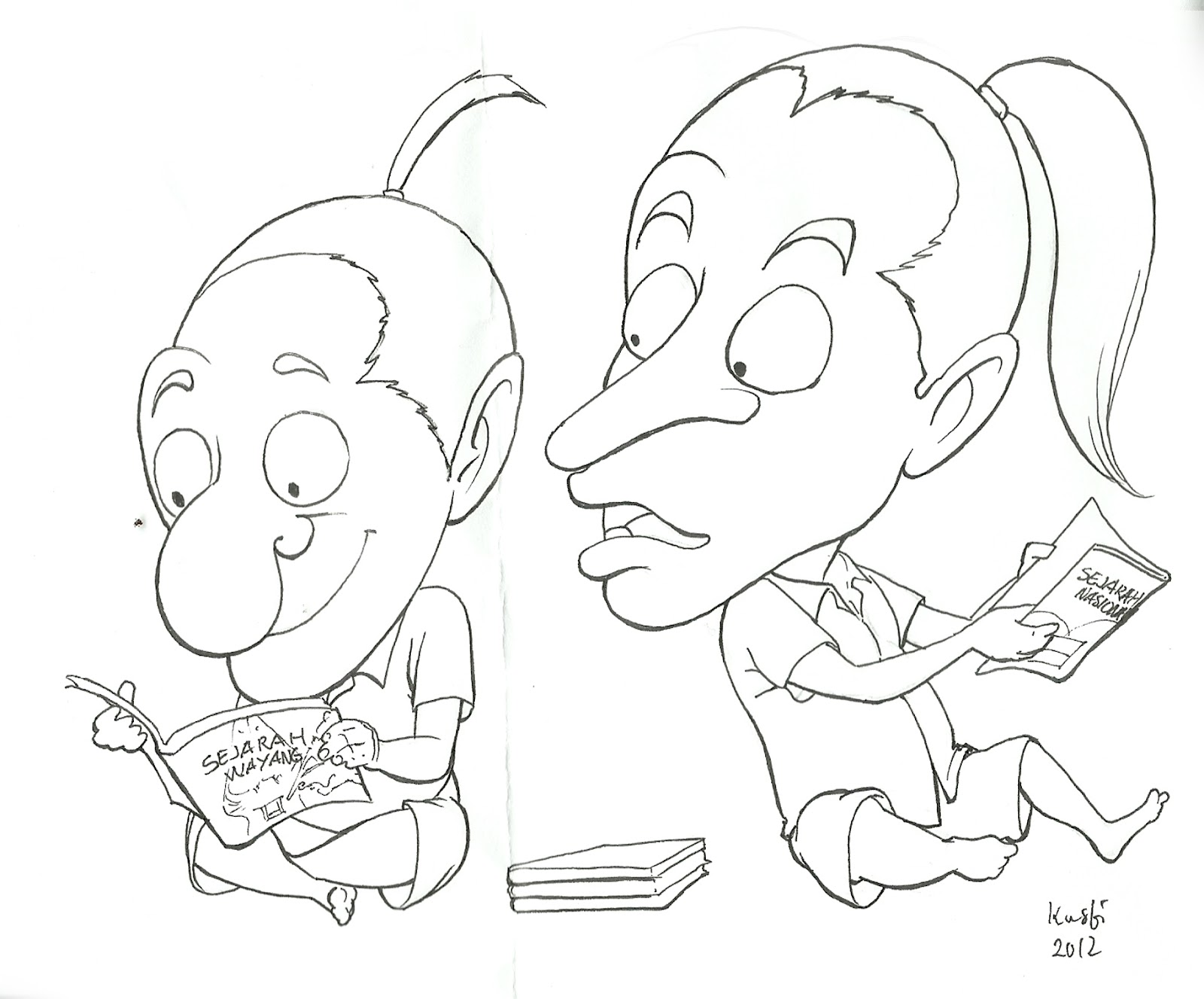 Contoh Gambar Kartun Mudah Ditiru Aliansi kartun