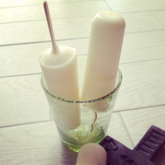 la salute vien mangiando: stecchi al tè verde e yogurt