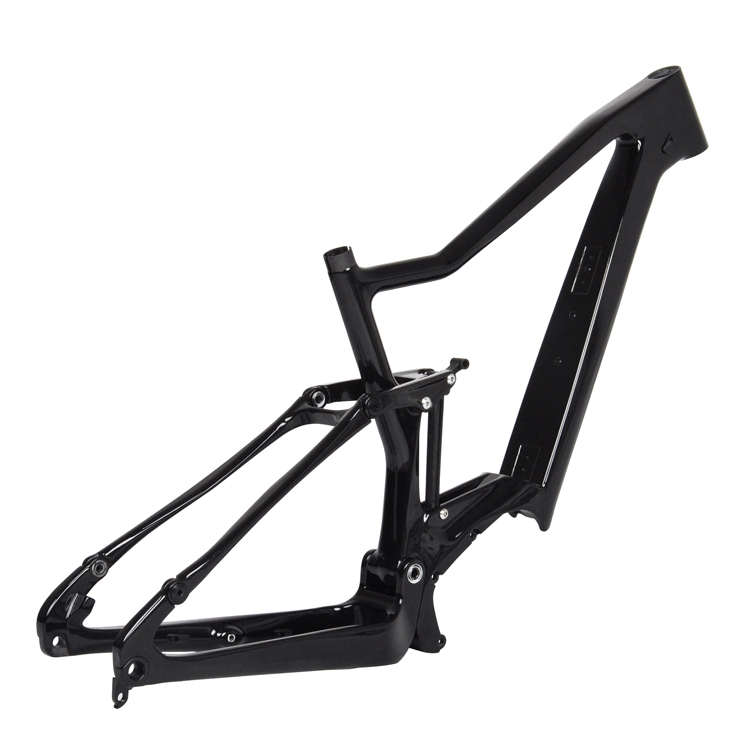 27.5er Plus Carbon Full Suspension Bike Frame with Bafang Max Middrive