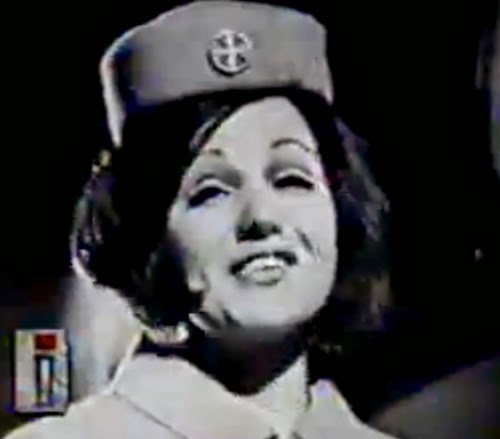 Campanha da Varig dos anos 60 que buscavam motivar as garotas a serem aeromoças da empresa.