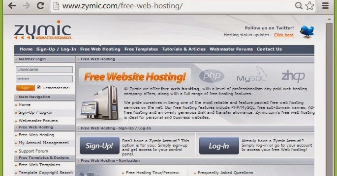 PHP STEPS: Free PHP Hosting at Zymic.com