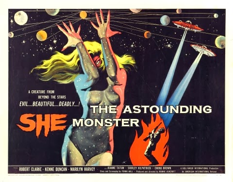 Poster - The Astounding She Monster (1957)
