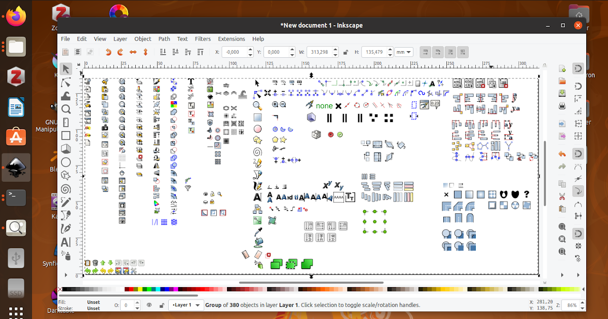 How To Change Inkscape Icon Theme on Ubuntu