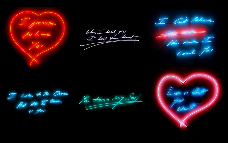 Neon Valentines by Tracey Emin 