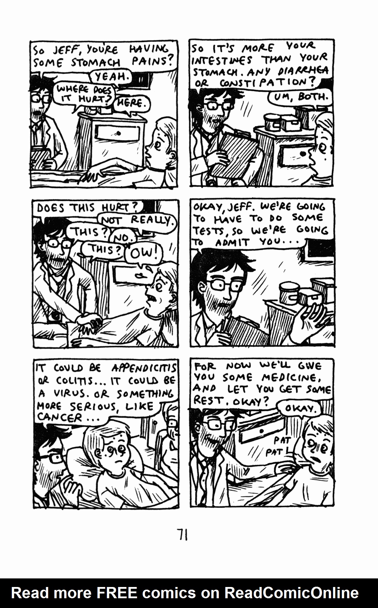 Read online Funny Misshapen Body: A Memoir comic -  Issue # TPB (Part 1) - 77