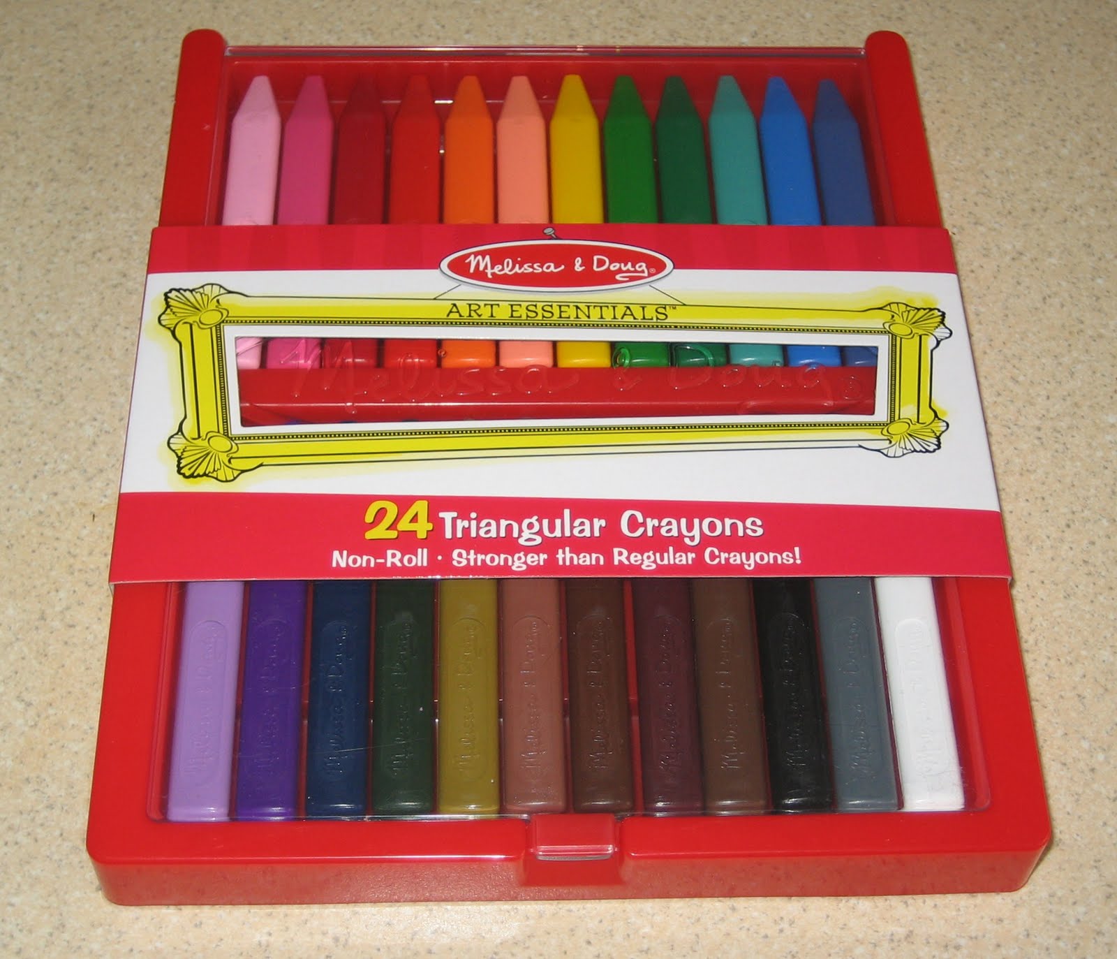 Triangular Crayon Set (24 pc): Melissa & Doug 