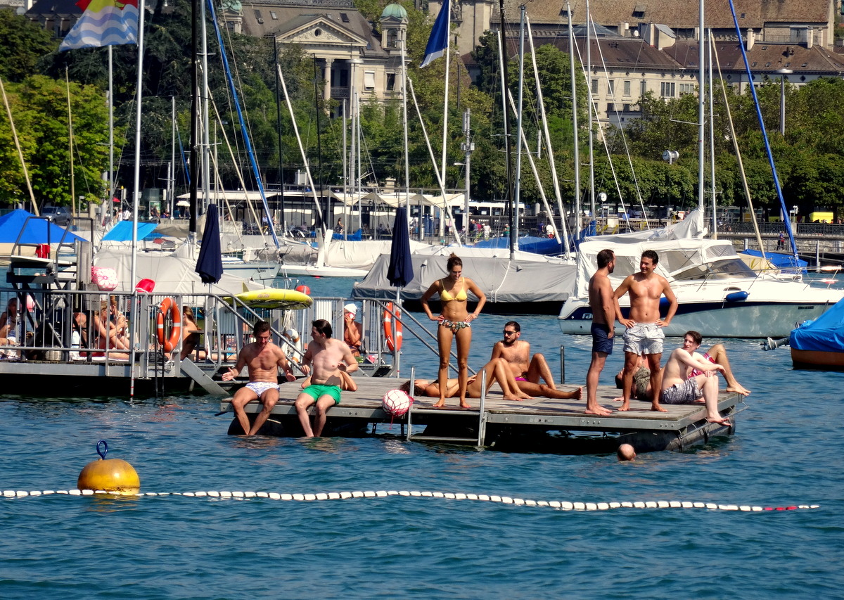 Zurich, Switzerland The City of Public Baths and Outdoor Pools