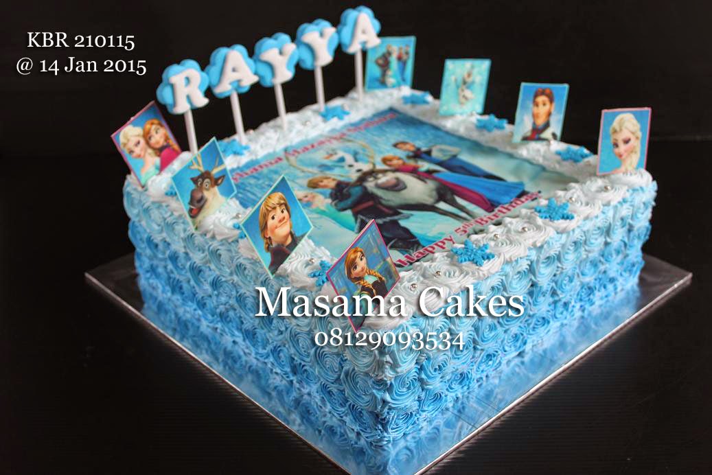 Masama Cakes Frozen Birthday Cake For Rayya....