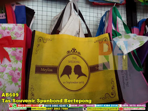 jual Tas Souvenir Spunbond Bertepong