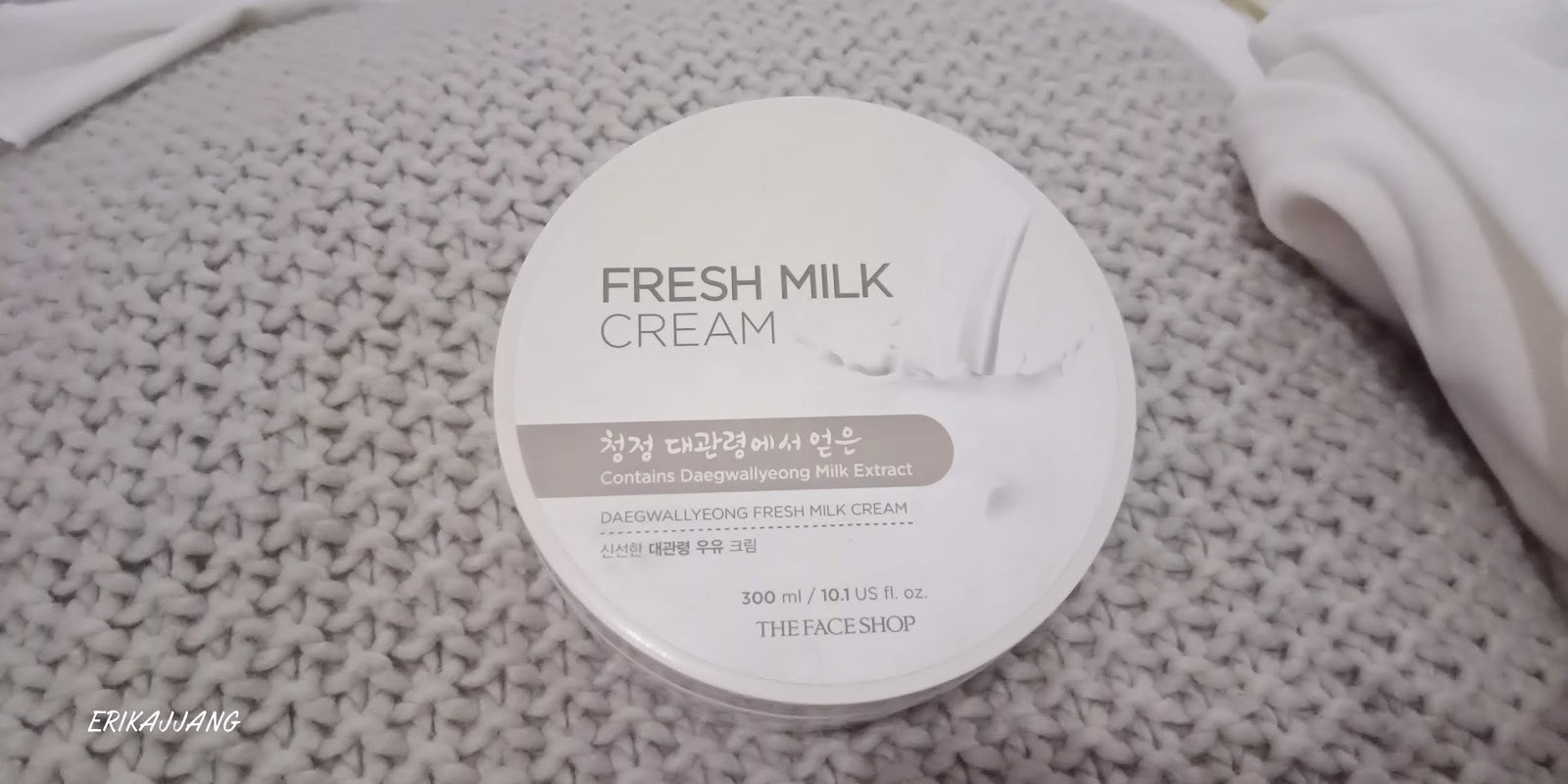 The Face Shop Daegwallyeong Fresh Milk Cream.