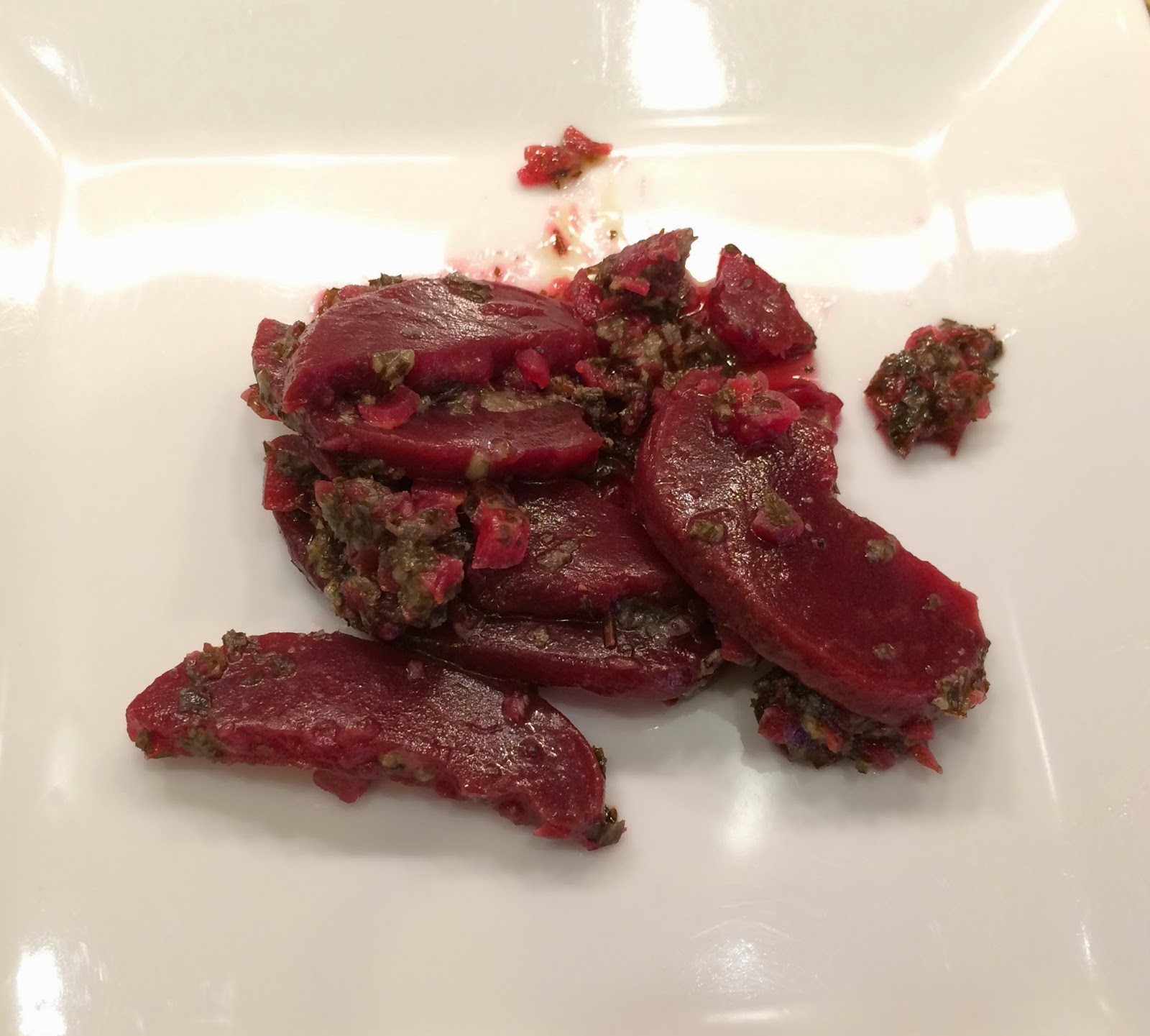 GREAT EATS HAWAII CUISINE SOLUTIONS RED BEET SALAD FROM COSTCO