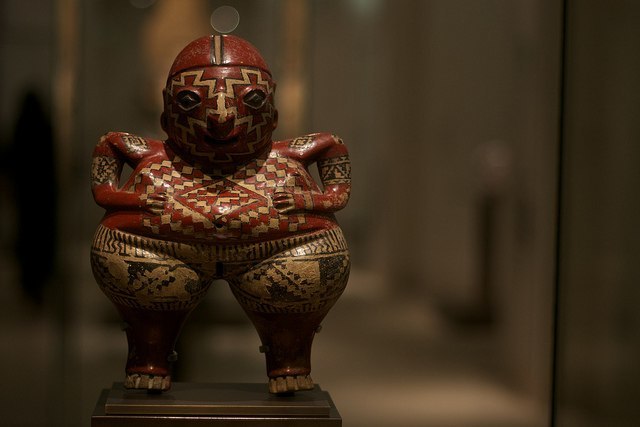 Estatua de chipicuaro, Museo del Louvre, París, Francia
