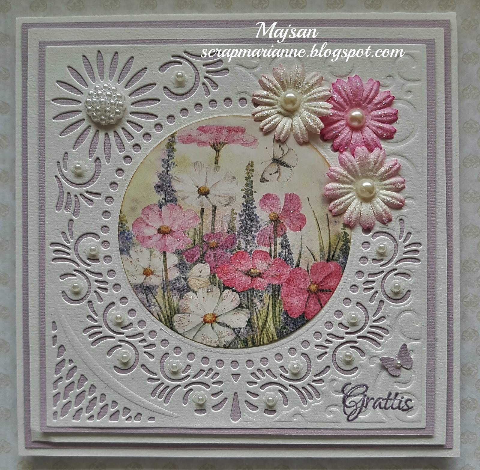 Majsans scrap och pyssel: Två kort med Jeanine`s Arts-Garden Classics