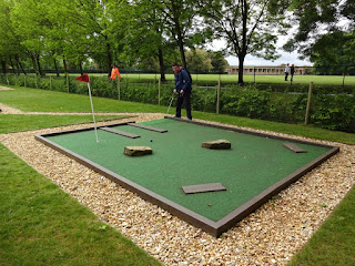 Playing Crazy Golf at Eaton Park in Norwich