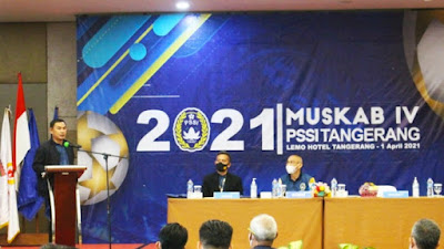 Muskab IV, Wabup Tangerang Ajak PSSI Terus Gelorakan Sepakbola