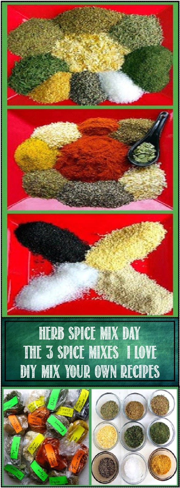 52 Ways to Cook Herb/Spice Mix Day 3 Spice Mixes I Cannot Live Without