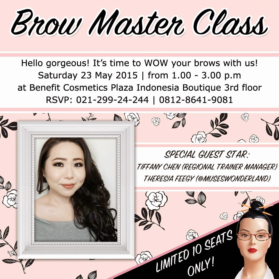 HOSTING FOR BROW MASTER CLASS WITH BENEFIT INDONESIA