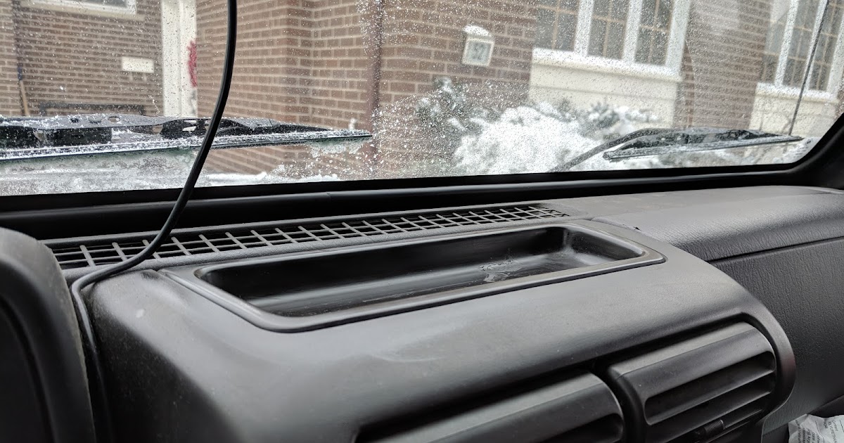 JeepGarage.ca Jeep TJ Dash Tray Upgrade