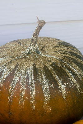 Glittered Pumpkins - Life with Moore Babies