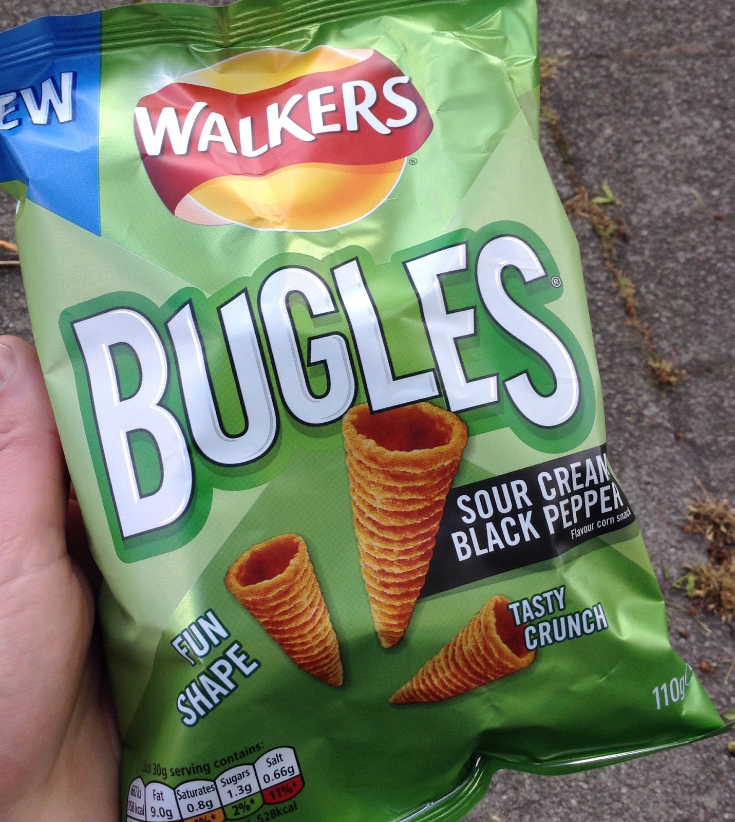 Walkers Bugles Sour Cream & Black Pepper Review