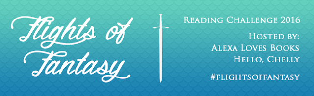 Flights of Fantasy Reading Challenge 2016 banner Alexa Loves Books Hello Chelly