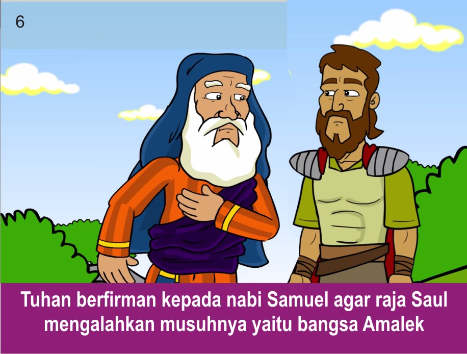 Komik Alkitab Anak  Saul Raja Israel Pertama