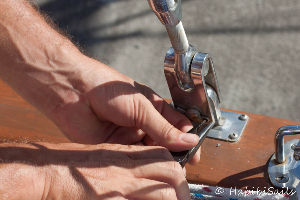 H a b i b i S a i l s: Project: Rebedding chain plates