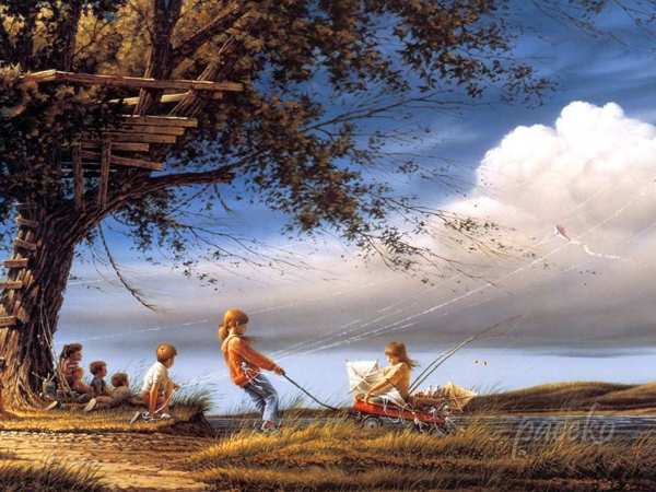 Terry Redlin Paintings Art Wallpaper