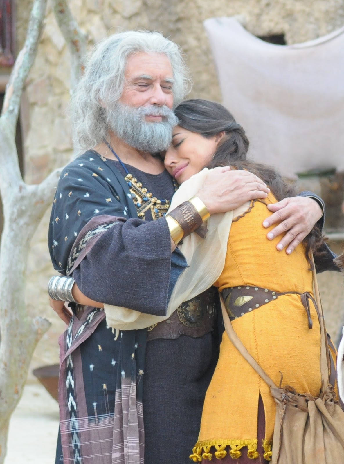 Os Dez Mandamentos Moises Zipora E Os Filhos Se Despedem Dos