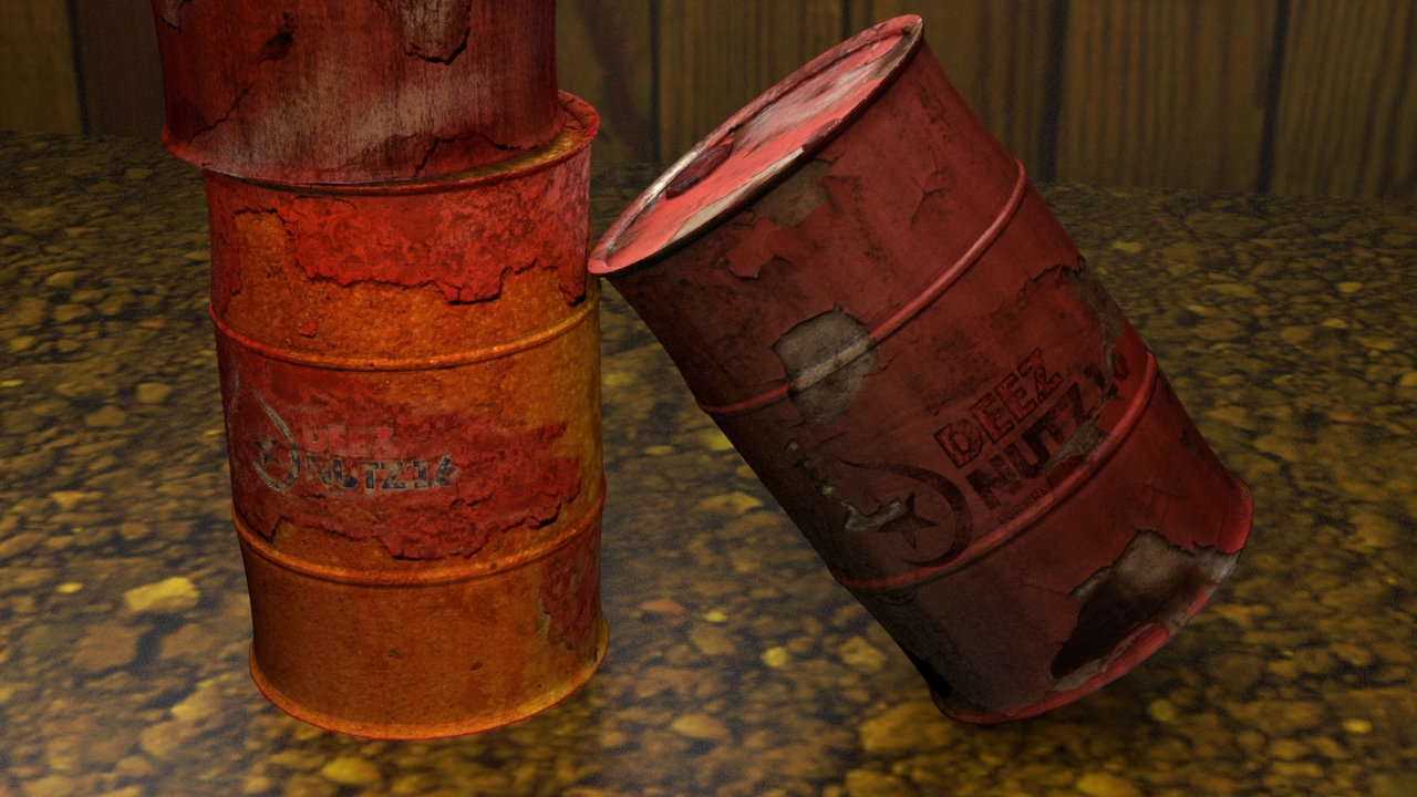 David Weinzapfel Artwork: Oil Drums Textured & Map