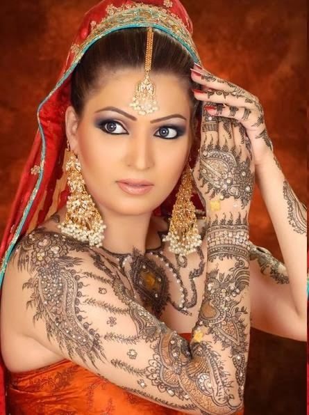  Latest Top 3 Bridal Mehndi Designs From 2013-2014