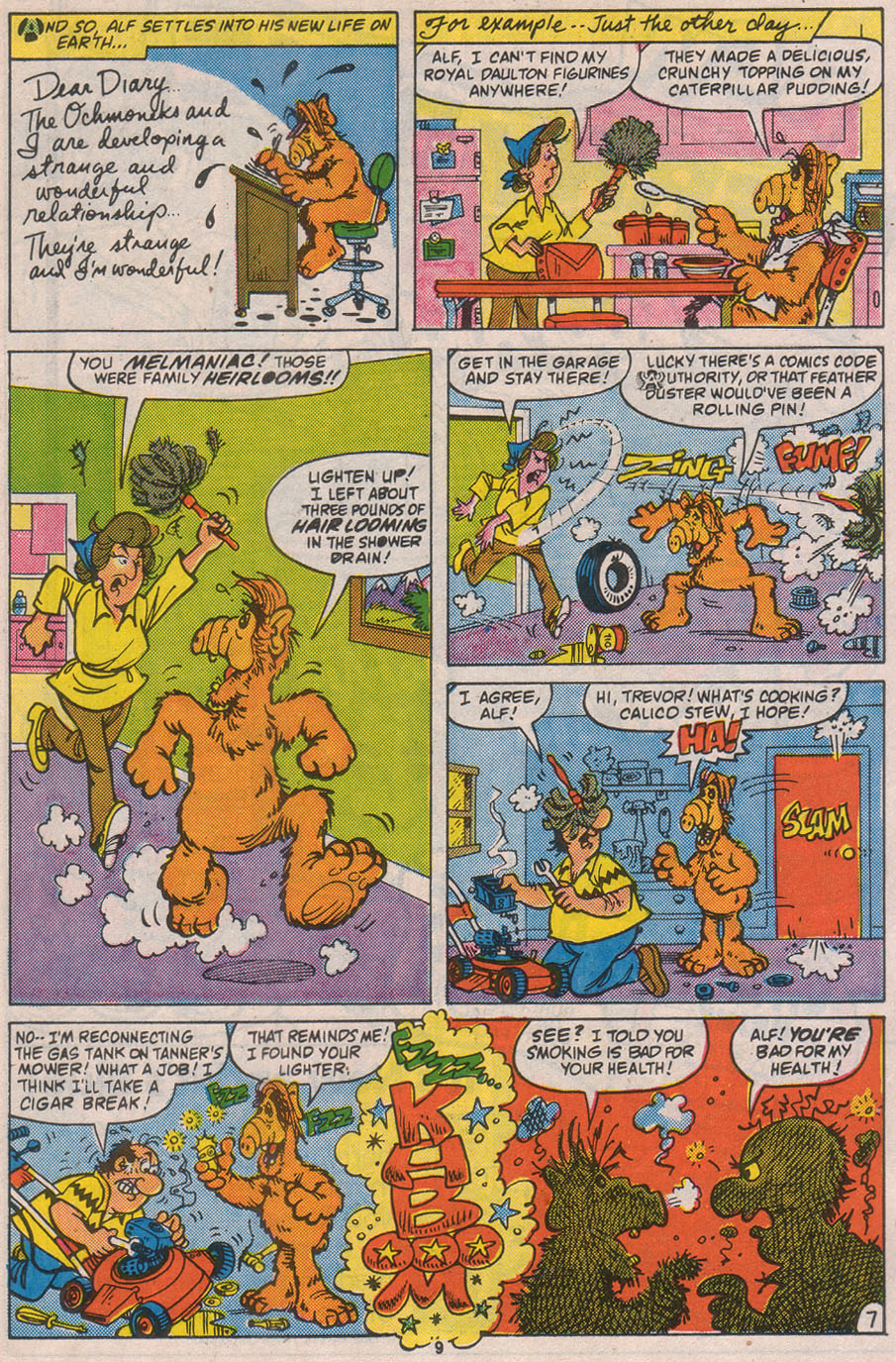 Read online ALF comic -  Issue #8 - 11