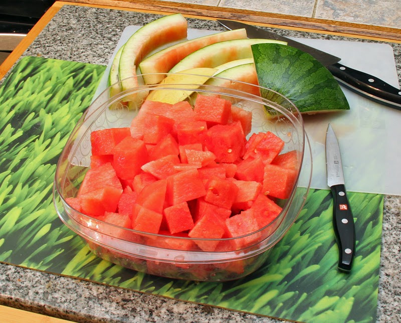 Watermelon chunks