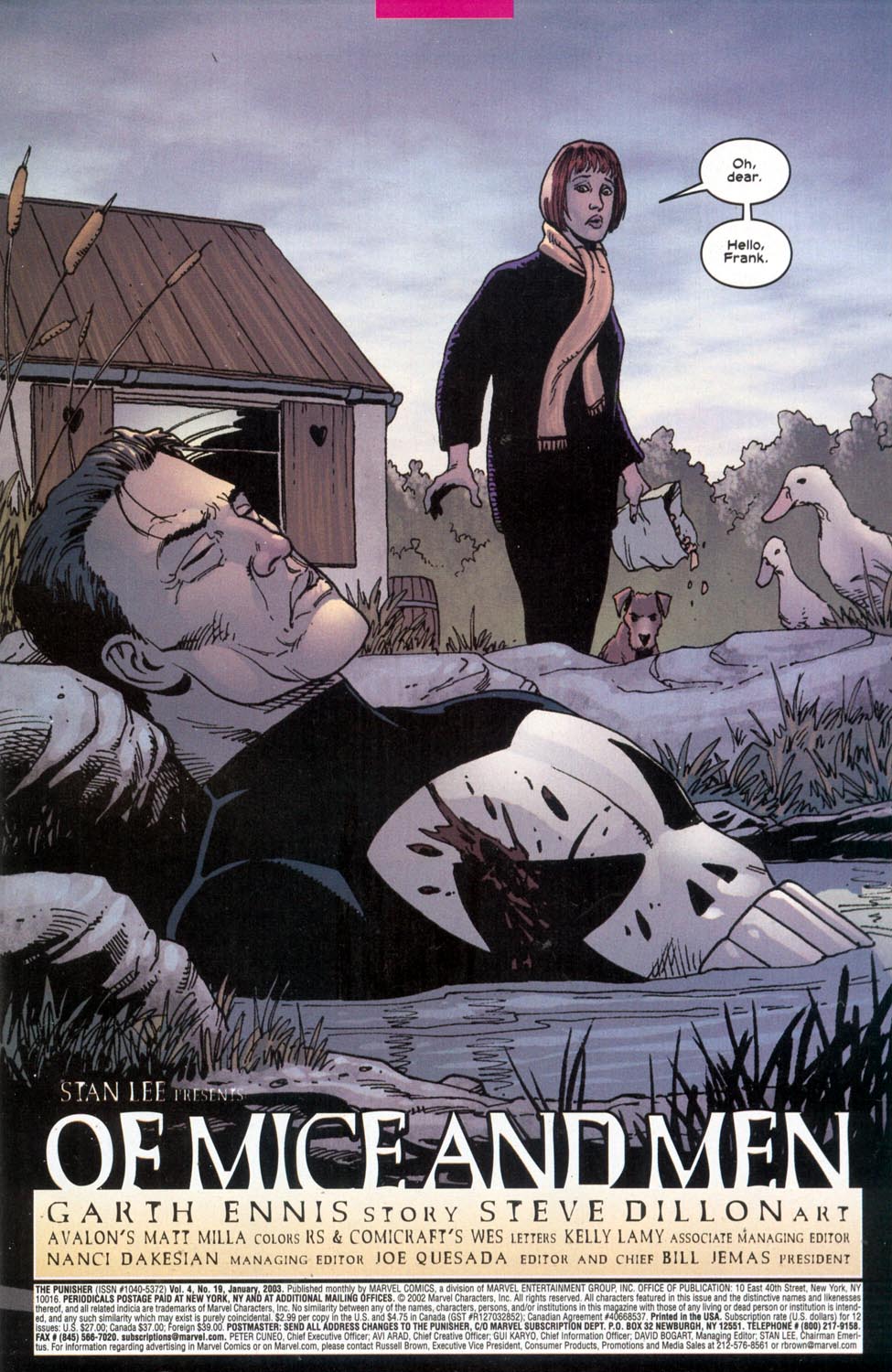 Read online The Punisher (2001) comic -  Issue #19 - Of Mice and Men - 4