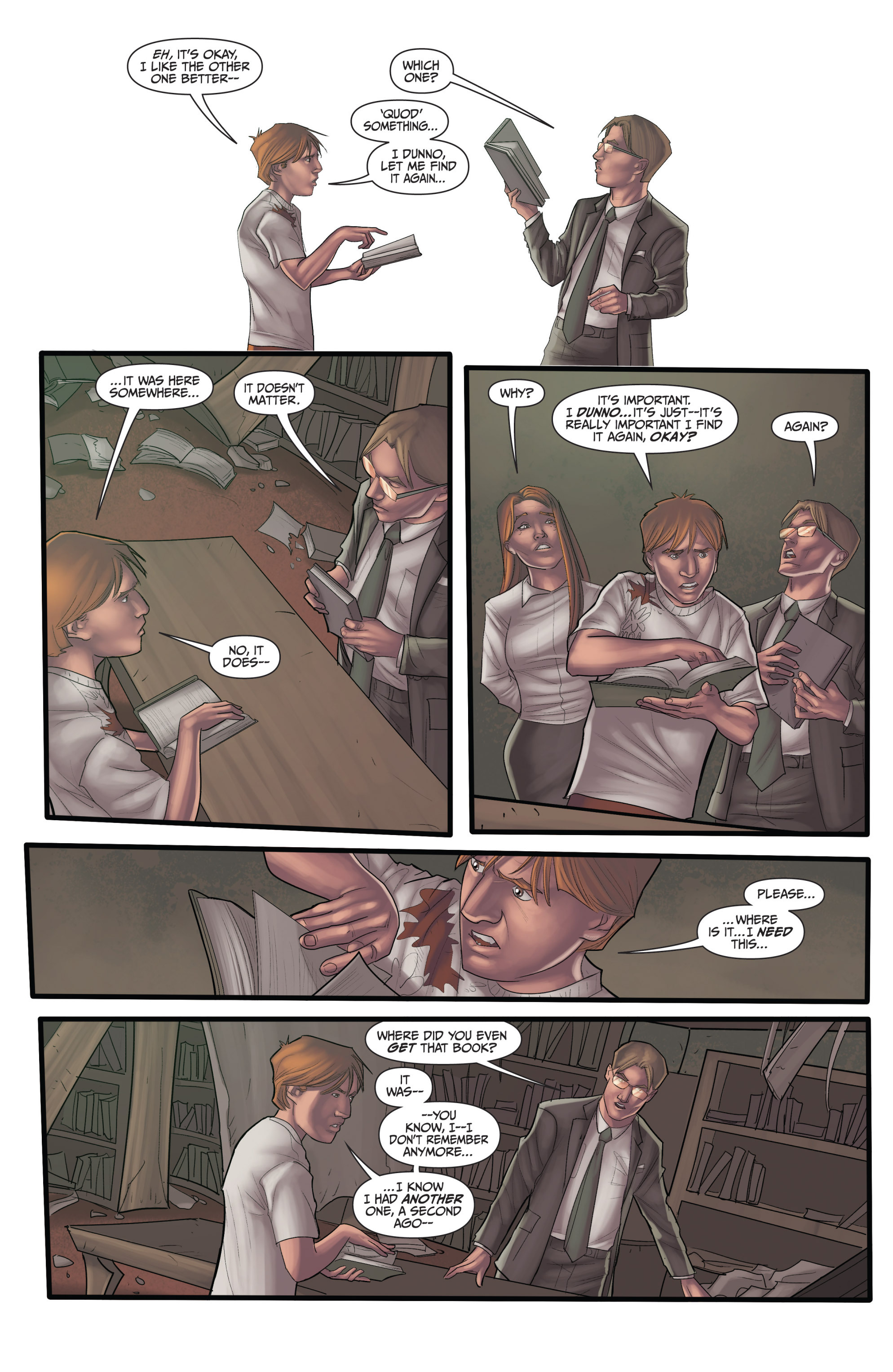 Read online Morning Glories comic -  Issue #28 - 23