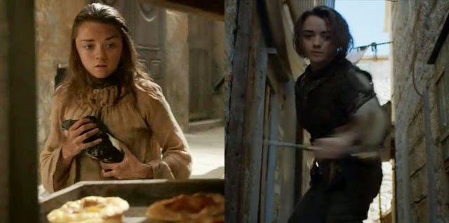 HBO Game of Thrones s05e02: Arya vs. S01E09