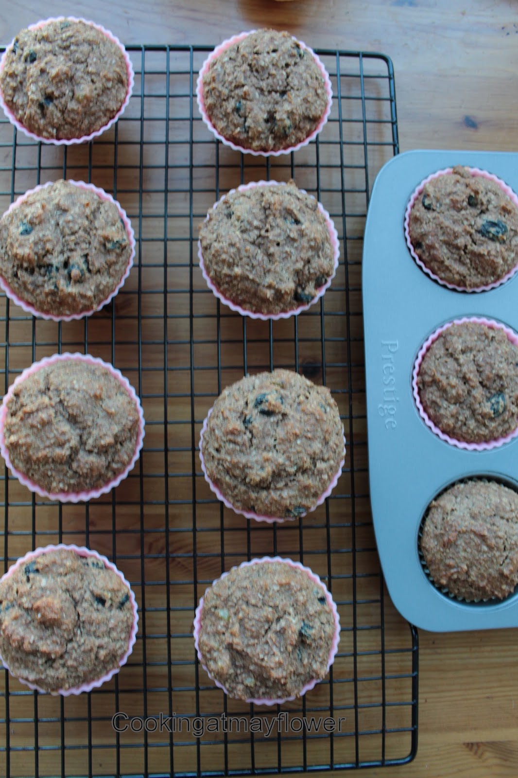 Cooking at Mayflower Healthy breakfast muffins (No sugar added)