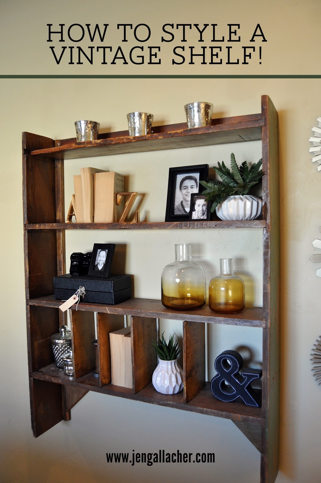 How to Style a Vintage Shelf Jen Gallacher