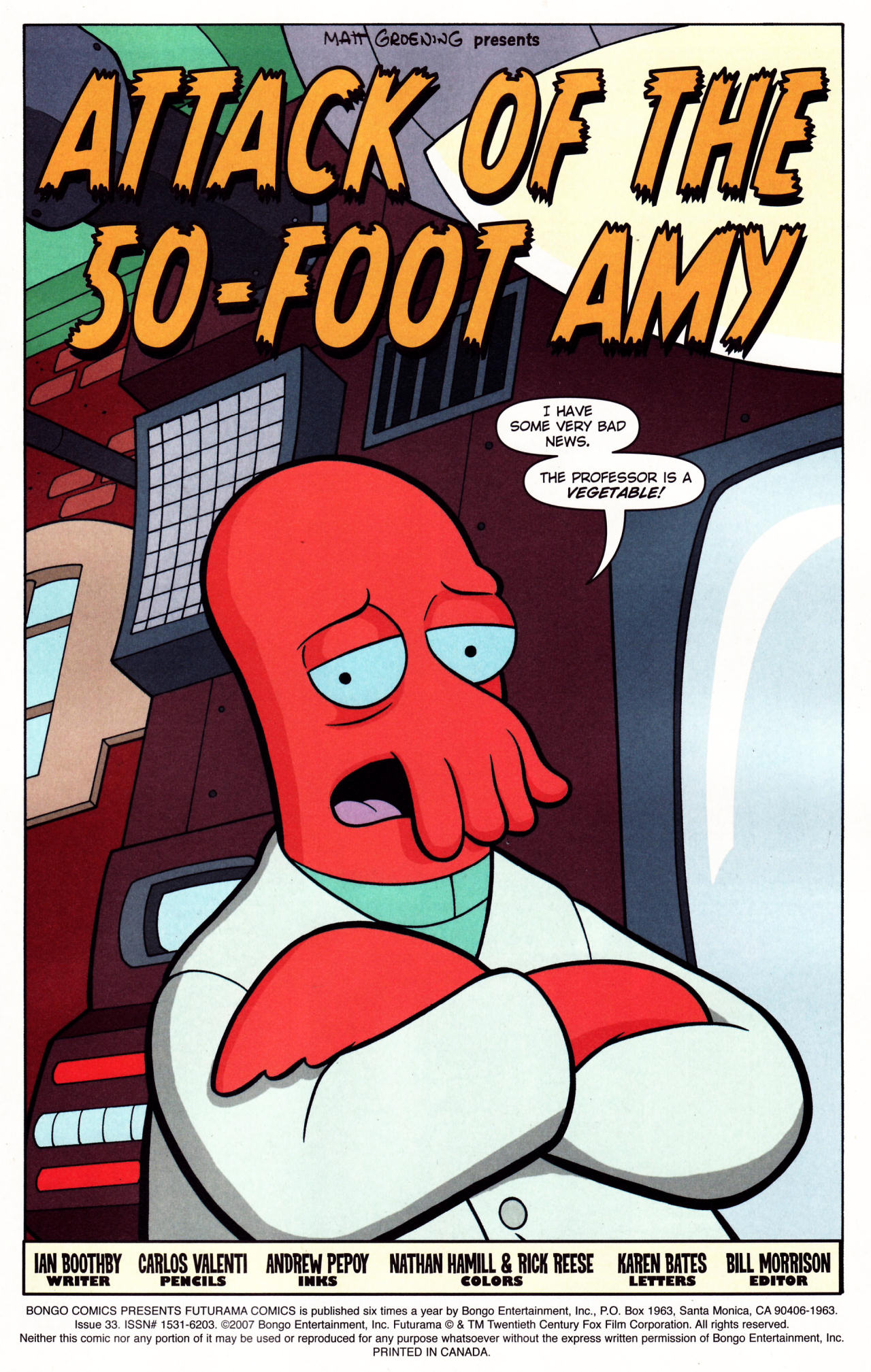 Read online Futurama Comics comic -  Issue #33 - 2