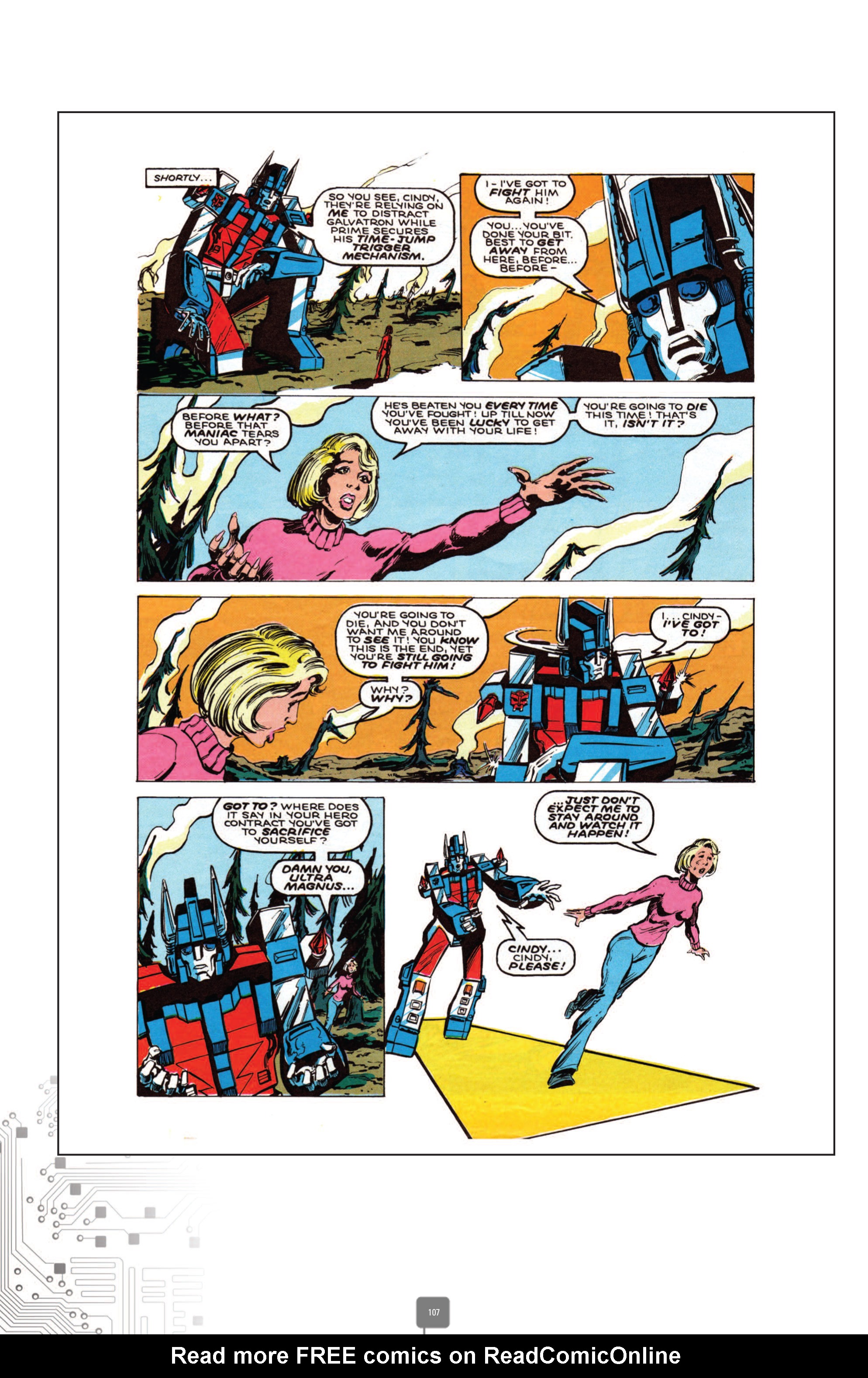 Read online The Transformers Classics UK comic -  Issue # TPB 4 - 107