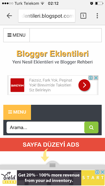 Bloglara Sayfa Düzeyi Adsense Reklamları Ekleme Bloglara Sayfa Düzeyi Adsense Reklamları Ekleme