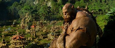 Rob Kazinsky as the orc Orgrim in the Warcraft movie
