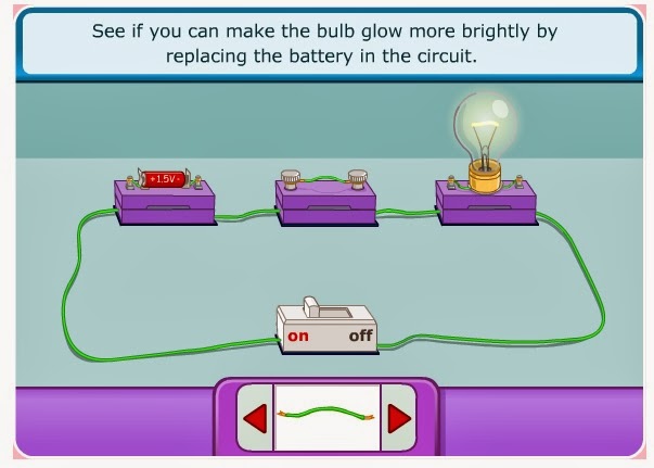 Electricity circuits game