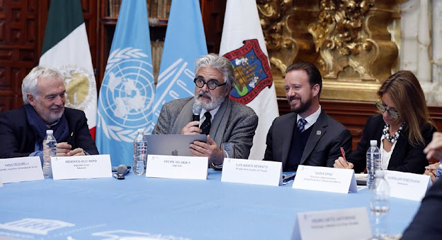 Exponen expertos de la UNESCO retos y oportunidades para Puebla, rumbo a sus 500 años