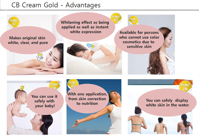 CB Clean Beauty Cream Gold S Brightening Cream Anti Wrinkle Whitening CC BB
