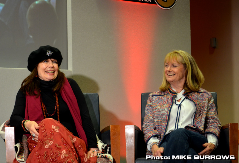 Penny Spencer and Georgina Moon at Fanderson's Special Assignment convention