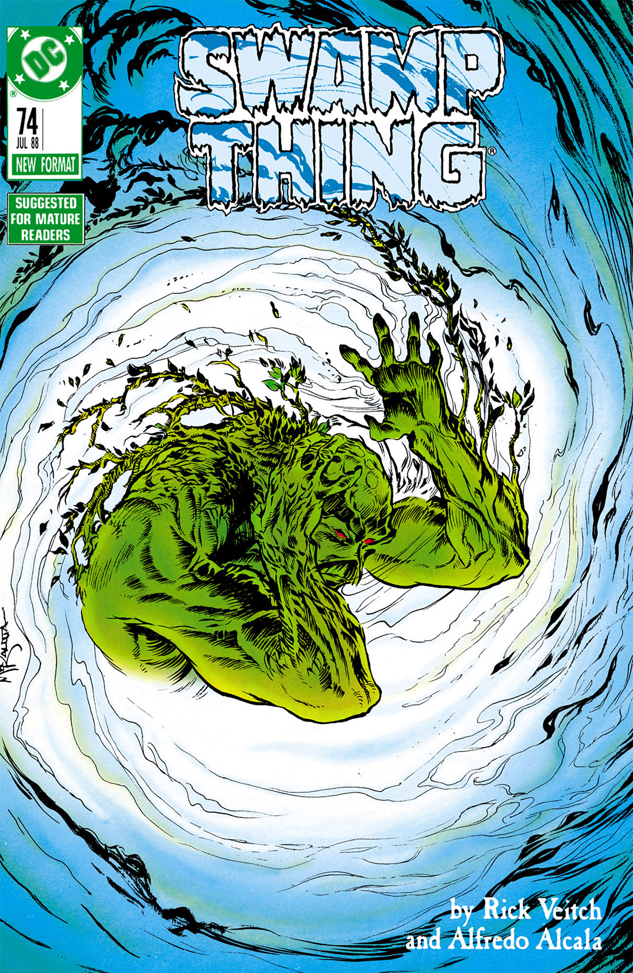 Read online Swamp Thing (1982) comic -  Issue #74 - 1