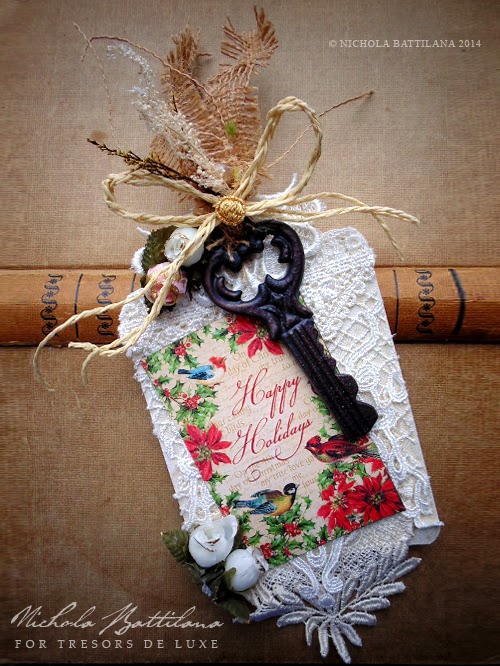 Santa key for Tresors De Luxe by Nichola Battilana