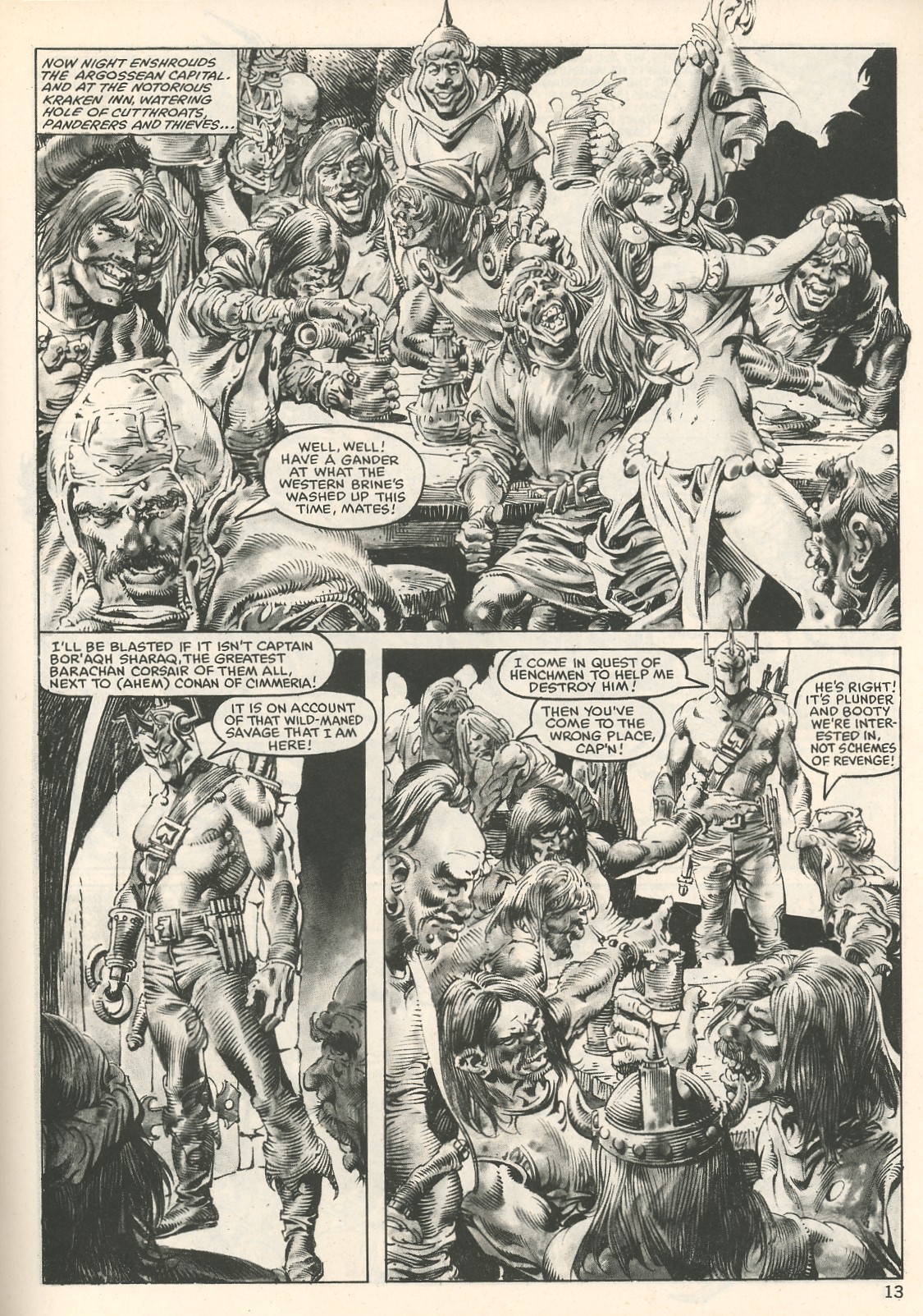 Read online The Savage Sword Of Conan comic -  Issue #107 - 13